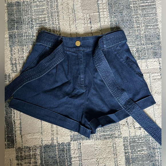 NWT!! Cleobella Stevie Denim Shorts Organic Cotton Size Medium - Picture 6 of 8